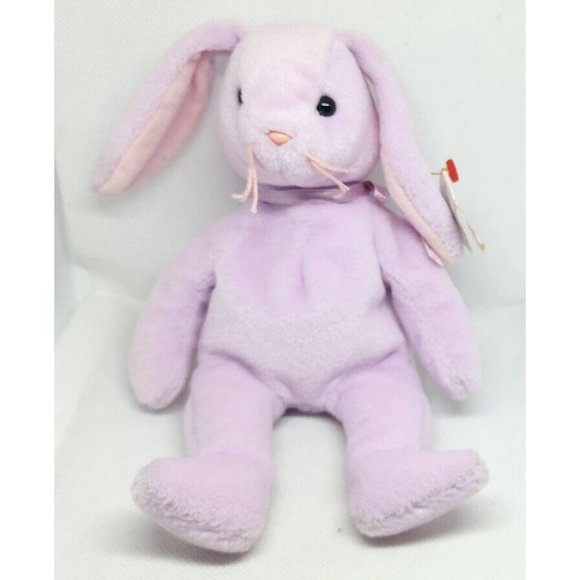 2 Vintage The Beanie Babies Ears 95 & Floppity 96 Stuffed Animals Bundle - Picture 4 of 11